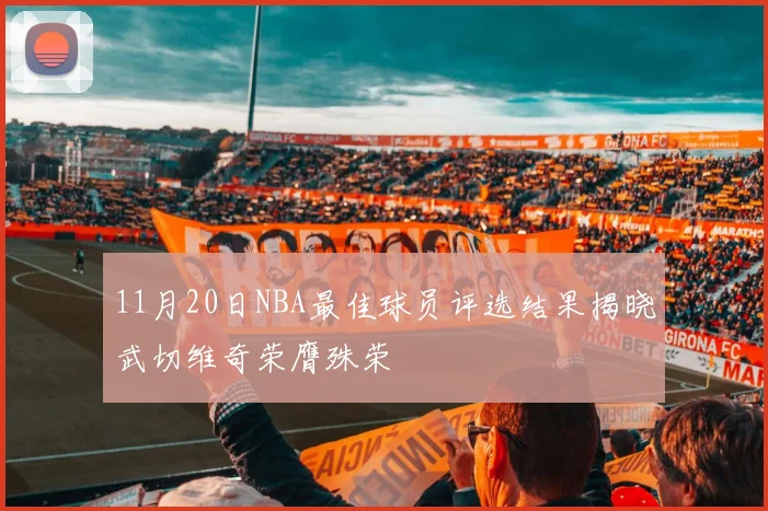 11月20日NBA最佳球员评选结果揭晓武切维奇荣膺殊荣